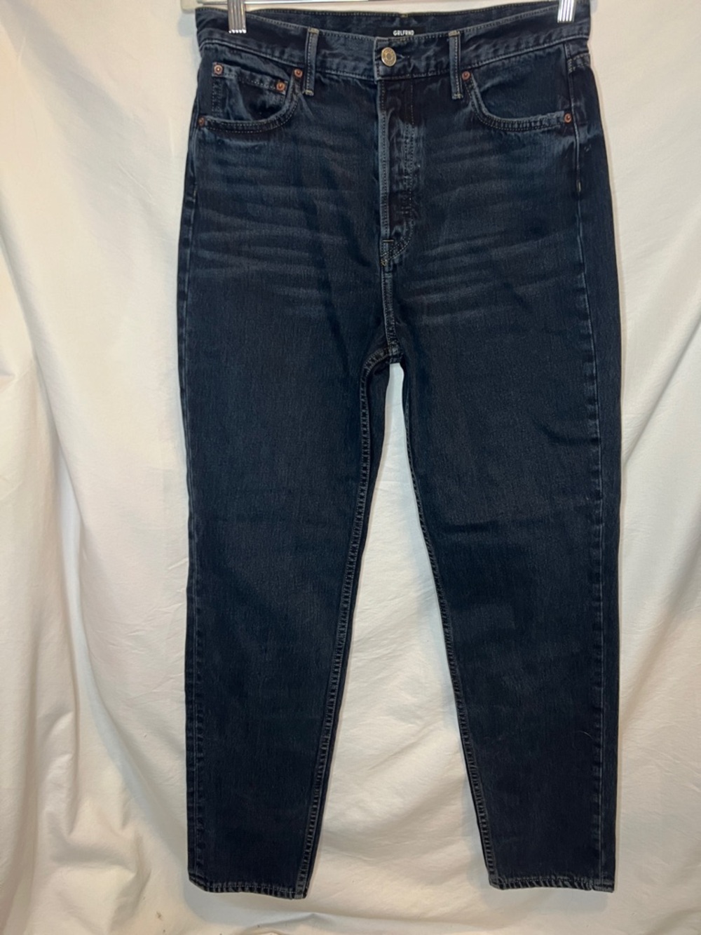 GRLFRND High-Rise Dark Wash Jeans Size 27